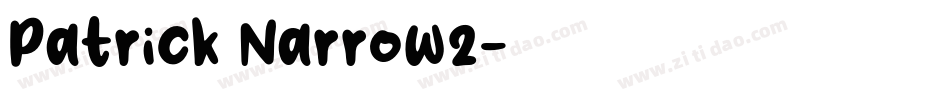 Patrick Narrow2字体转换